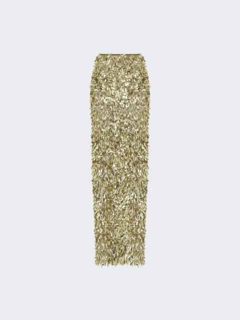 THE NEW ARRIVALS ILKYAZ OZEL Sirena Skirt Alchemy Gold