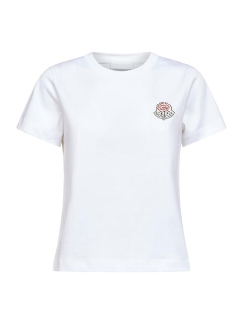 Moncler Moncler Women White Cotton Logo T-Shirt