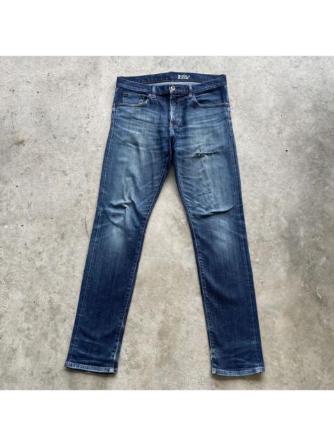Other Designers Selvedge🔥 Japanese Brand Distressed Denim Jeans Pants Faded