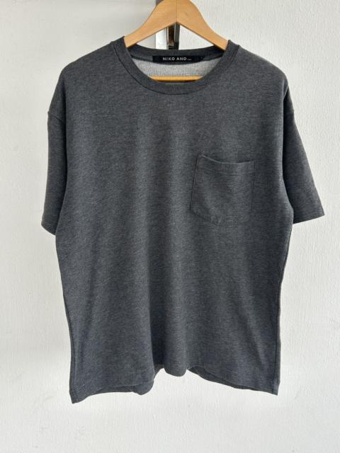 Other Designers Issey Miyake - Niko and … pocket Tee Gray Vintage Japan