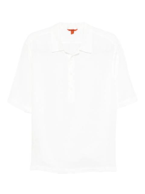 BARENA Mola half-button linen shirt