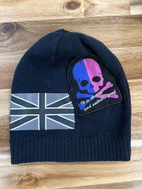 Other Designers Vintage - Skull Patchwork Cap Beanie Hats