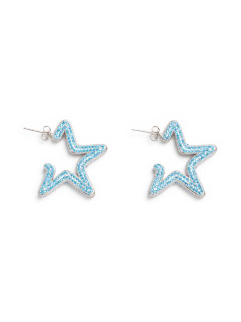 Collina Strada SOFT BLUE SUPER STAR HOOPS