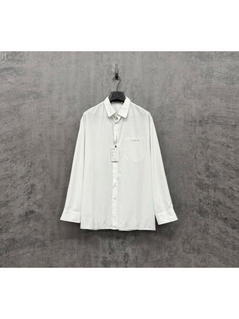 Dior Dior Embroidered Logo Relaxed-Fit Casual Shirt