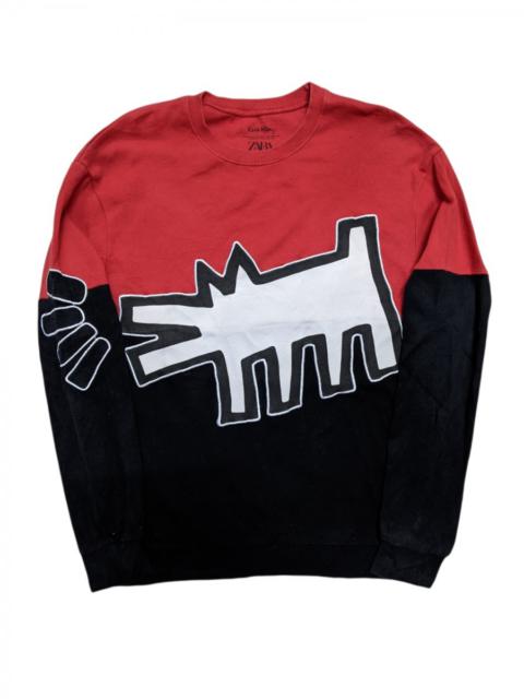 Other Designers Keith Haring - X Portugal Embroidery Two Tone Sweatshirt