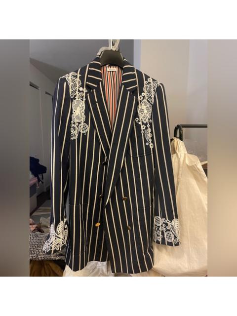 Thom Browne Thom Browne Tennis Capsule Striped Suit Blazer Jacket