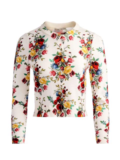 Alice + Olivia CARSON PRINTED CARDIGAN