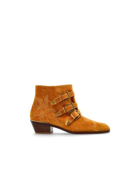 Chloé Chloe Susan Brown Suede Ankle Boots New & Authentic (Women's