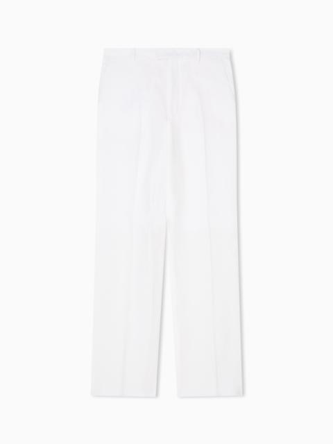 EMPORIO ARMANI PURE LINEN TROUSERS