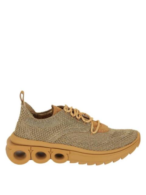 FERRAGAMO Ferragamo Nima Metallic Knit Sneakers