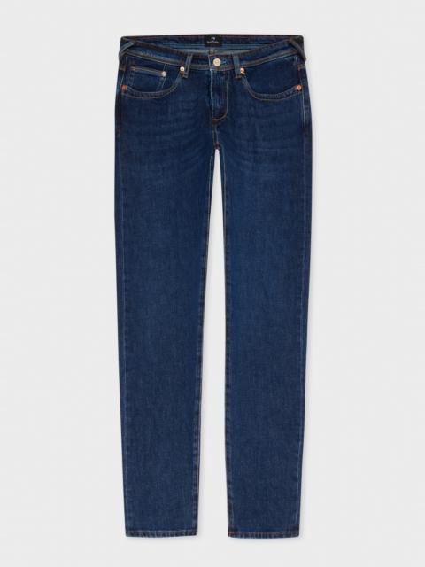 Tapered-Fit 'Organic Vintage Stretch' Dark-Wash Jeans