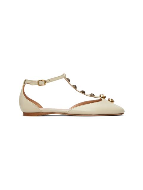 Chloé Off-White Celeste Ballerina Flats