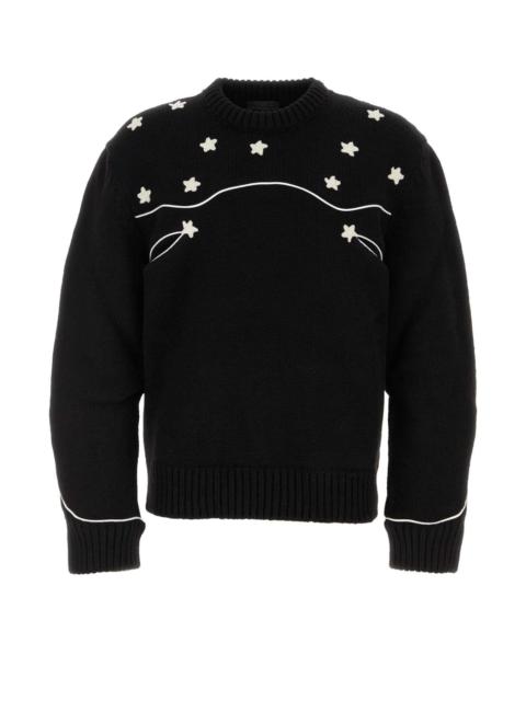 Prada Prada Men Black Wool Sweater