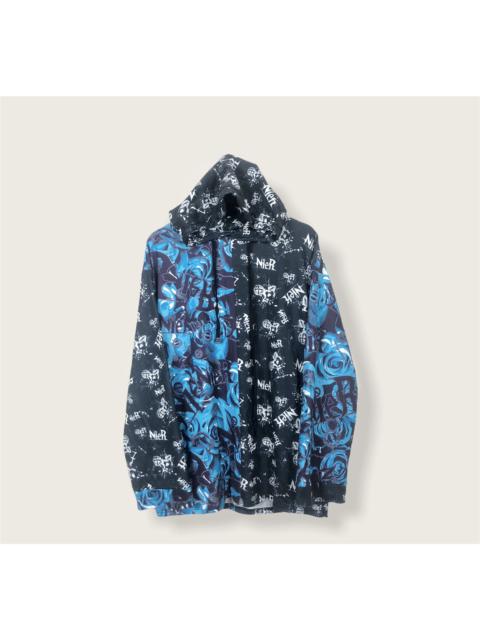 Other Designers Japanese Brand - Nier Overprinted Punk Style Hoodie