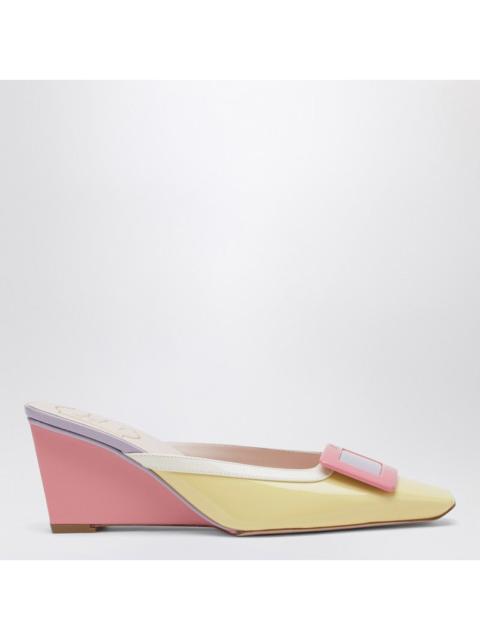 Roger Vivier Roger Vivier Belle Vivier Wedge Mules In Patent Leather Women