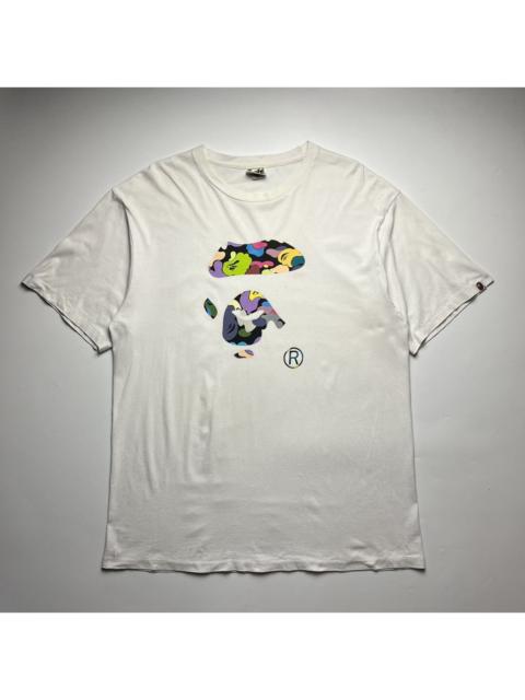 A BATHING APE® BAPE Multi Camo Ape Face - Cotton Cnady T-Shirt