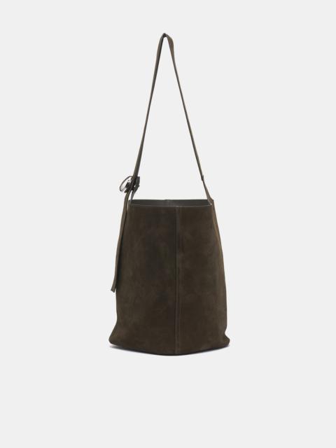 Loewe Large Suede Pebble Bucket Bag