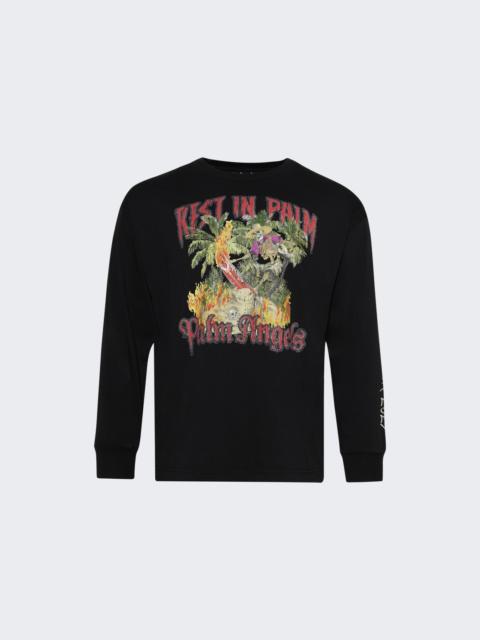 Palm Angels Rest In Palm Regular Tee Black