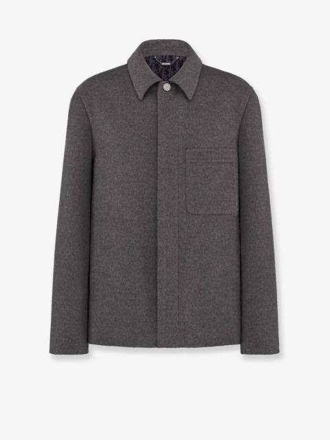Dior Dior Men Virgin Wool And Cashmere Coat