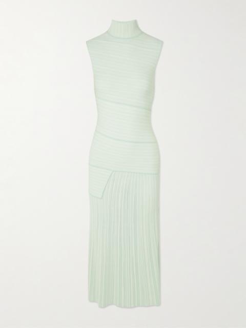 Proenza Schouler Federica Layered Ribbed-knit Midi Dress