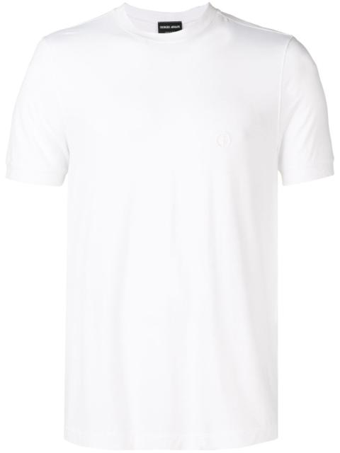 GIORGIO ARMANI Giorgio Armani Men Stretch Viscose Jersey Crew Neck T-Shirt