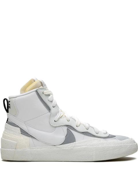 Nike x sacai Blazer Mid "Triple White" sneakers