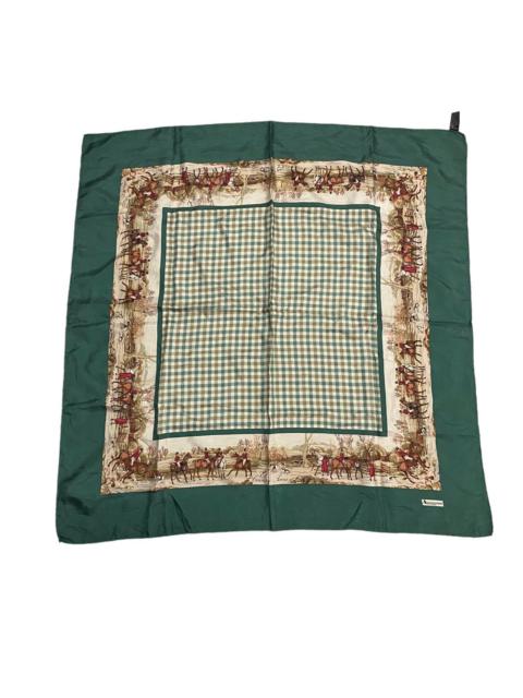 Offer‼️Vintage Aquascutum Country Scene Silk Scarf