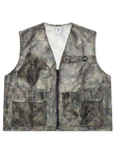 South2 West8 HEAVYWEIGHT MESH BUSH TREK VEST - CAMO