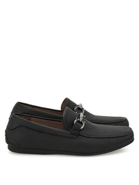 FERRAGAMO Ferragamo Cancun Gancini Leather Drivers, Size 6 D