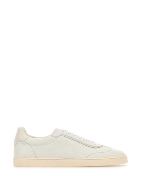 Brunello Cucinelli Brunello Cucinelli Men White Leather Sneakers