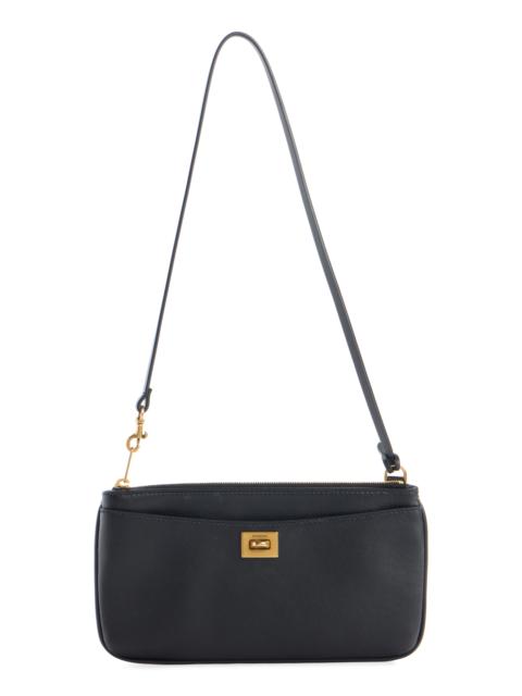 BALENCIAGA Balenciaga Rodeo Leather Shoulder Bag in 1000 Black at Nordstrom