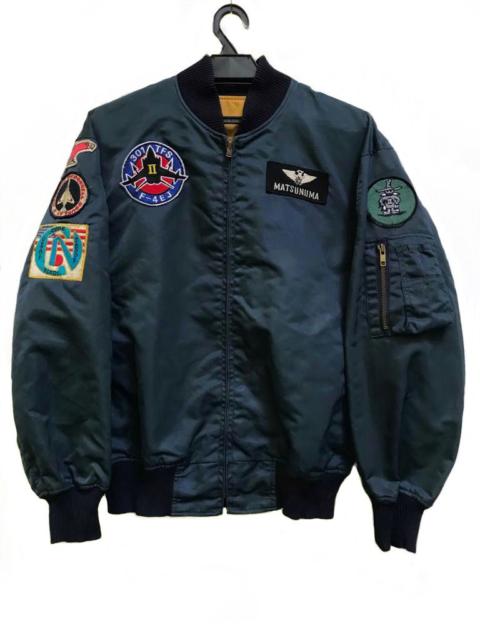 Other Designers Japanese Brand - Vintage 1979 Patches Reversible Bomber Jacket