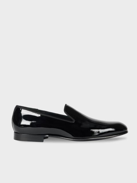 Paul Smith Black Patent Leather 'Rudyard' Loafers