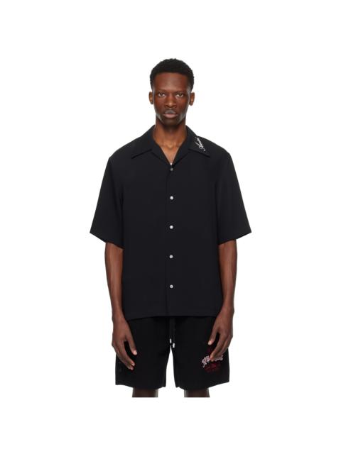 Black 'AMIRI' Camp Collar Shirt