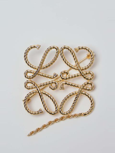 Loewe Anagram Rope Brooch