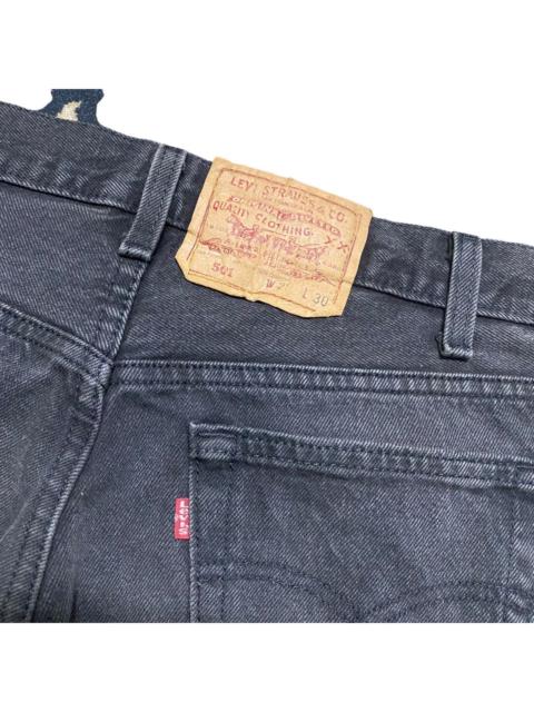 Levi's Vintage 80s Levis 501 Fade Black Jeans 29x30 Made in USA