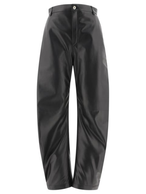 Loewe Loewe Women Balloon Trousers In Nappa Lambskin