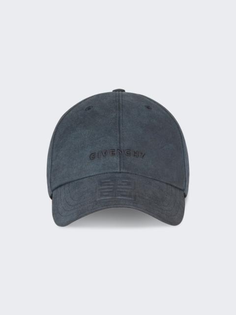 Givenchy Embroidered Canvas Cap Washed Black
