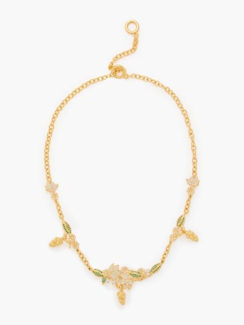 Zimmermann Gold-tone crystal necklace