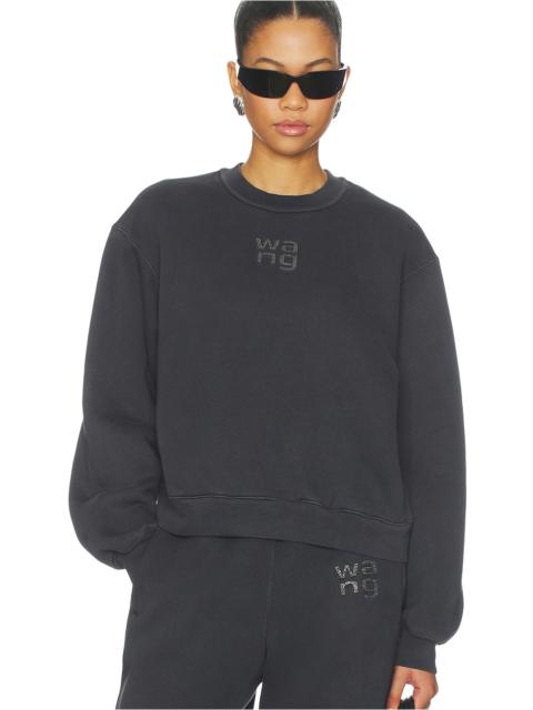 Alexander Wang Hotfix Logo Sweatshirt