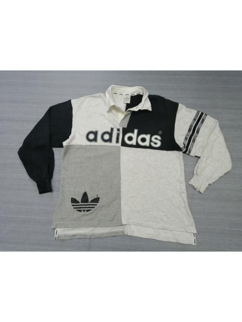 adidas Vintage ADIDAS Rugby Jersey By DESCENTE Made In Japan
