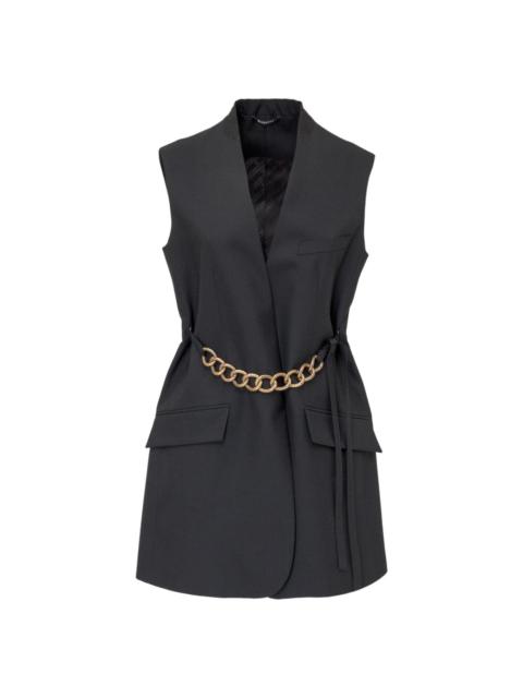 Givenchy Chain Embellished Sleeveless Jacket