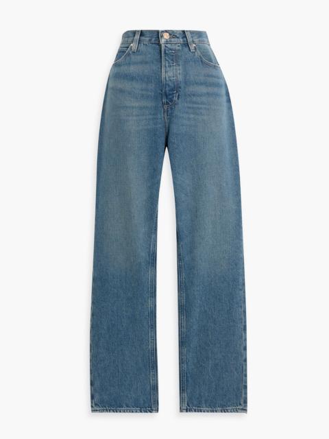 Other Designers Billy cropped high-rise straight-leg jeans