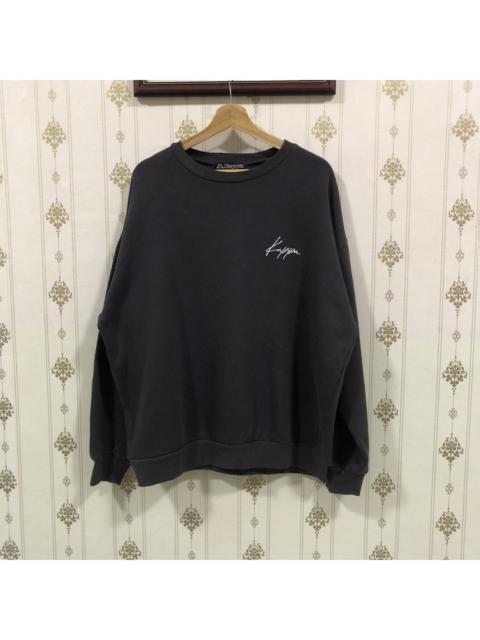 Other Designers Kappa small logo back hit baggy sweatshirt oversized