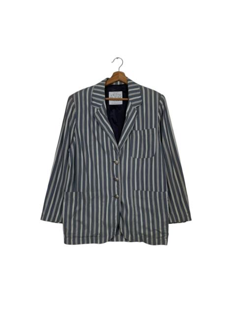 Other Designers United Colors Of Benetton - United Color Of Benetton Stripe Casual Jacket