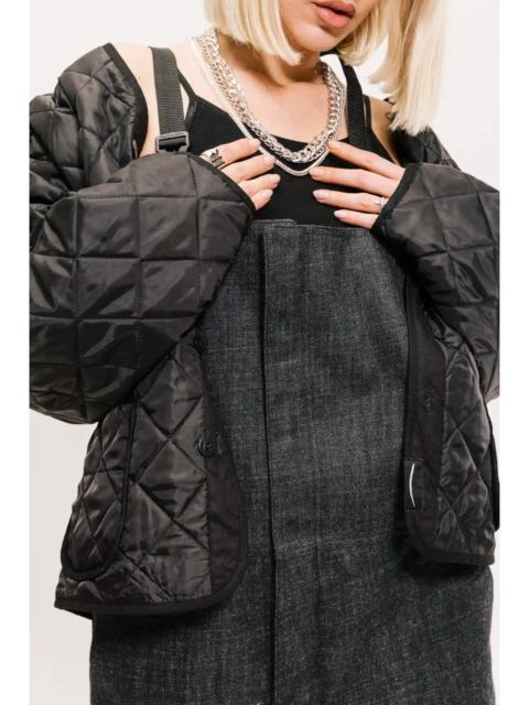 Other Designers BLACK QUILTED JACKET