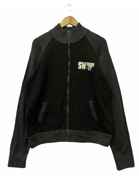 Other Designers Japanese Brand - Willpips Zipper Varsity Jacket Black