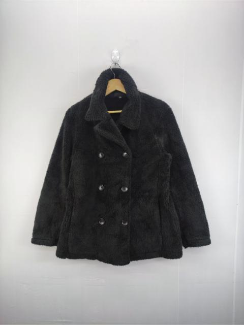 Other Designers Uniqlo Double Breasted Fleece Coat Jacket