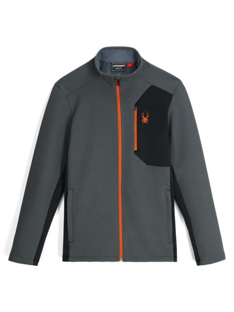 SPYDER Mens Bandit Full Zip Jacket - Slate Blue