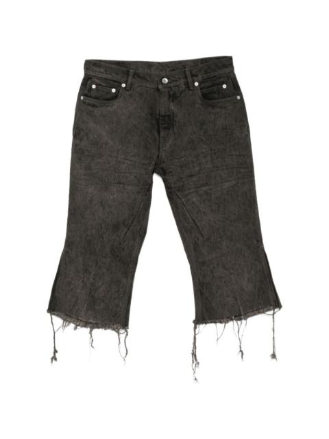 Rick Owens Rick Owens Women Denim Slim Bermuda Shorts